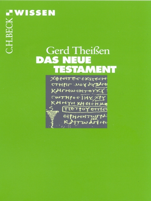 Title details for Das Neue Testament by Gerd Theissen - Available